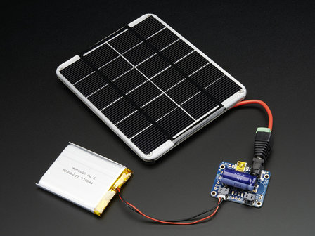 USB / DC / Solar Lithium Ion/Polymer charger - v2 Adafruit 390