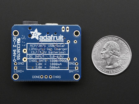 USB / DC / Solar Lithium Ion/Polymer charger - v2 Adafruit 390