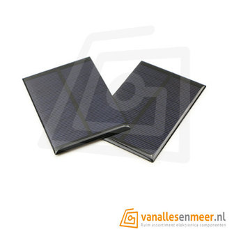 Solarcell Zonnepaneel Zonnecel 5V 160mA  90x69mm