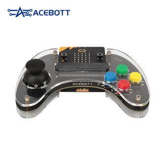 ACEBOTT draadloze controller voor Micro:bit-kits, programmeren, leren, afstandsbediening, codeerrobots incl. Micro:bit V2.0 QD0