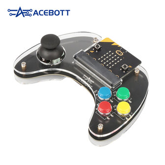 ACEBOTT draadloze controller voor Micro:bit-kits, programmeren, leren, afstandsbediening, codeerrobots incl. Micro:bit V2.0 QD0