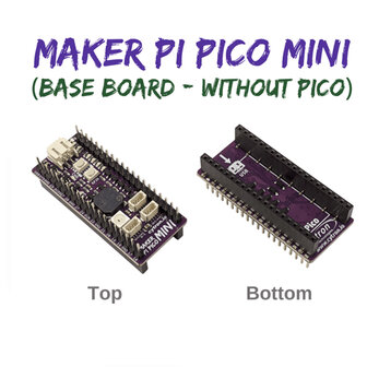 Maker Pi Pico Mini (zonder Pico) &ndash; compact uitbreidingsboard voor Raspberry Pi Pico