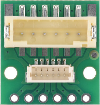 Breakout voor 6‑Pin JST PH‑Connector (Top‑Entry) inclusief JST SH‑Adapter - Pololu 5658