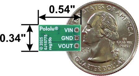 D24V7F3 Step-Down Spanningsregelaar 3,3 V / 600 mA &ndash; Compacte Buck Converter 4&ndash;36 V naar 3,3