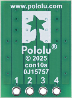 Breakout voor JST PH‑Connector (4‑Pin Top‑Entry) met JST SH‑Adapter - Pololu 5654