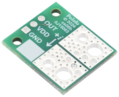 Pololu 5444 &ndash; ACS37041KLHBLT‑010B3 Current Sensor Compact Carrier (&plusmn;10 A, 3.3 V)