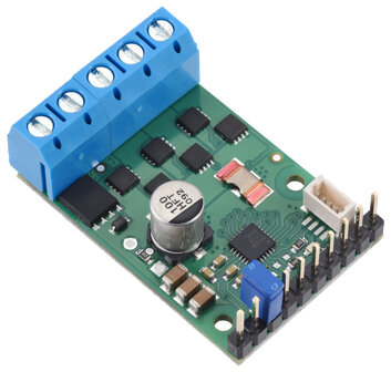 Pololu 5356 &ndash; Sensorloze BLDC-motorcontroller (A89301) met gesoldeerde connectoren &ndash; 50 V / 11 A