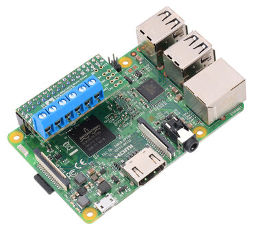 Pololu 3759 &ndash; Dual MAX14870 Motor Driver voor Raspberry Pi (Geassembleerd) &ndash; 1,7 A Continu / 2,5 A Pieks per Motor