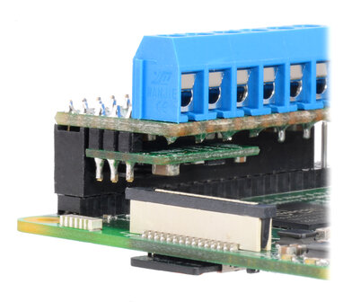 Pololu 3759 &ndash; Dual MAX14870 Motor Driver voor Raspberry Pi (Geassembleerd) &ndash; 1,7 A Continu / 2,5 A Pieks per Motor