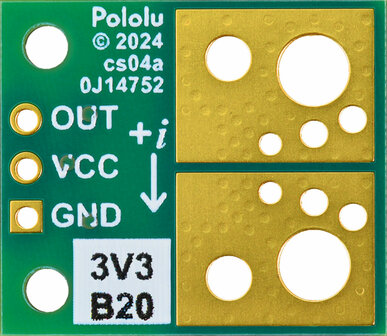 Pololu 5261 &ndash; ACS72981ELRATR‑200B3 Compact Current Sensor Carrier (&plusmn;200 A, 3.3 V)