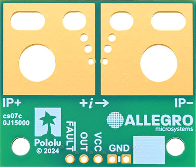 Pololu 5335 &ndash; CT433‑HSWF70MR TMR Current Sensor Large Carrier (&plusmn;70 A, 3.3 V)