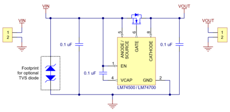 Ideal Diode Reverse Voltage Protector, 4&ndash;60 V, 10 A - Pololu 5382