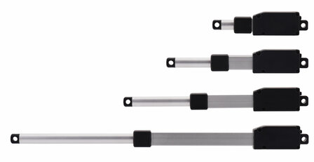 Pololu 4466 &ndash; Glideforce GF01‑121005‑1‑66 Micro Linear Actuator 50 mm, 12 V, 4,3 kgf, met eindschakelaars