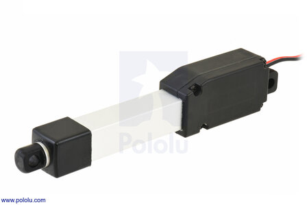 Pololu 4466 &ndash; Glideforce GF01‑121005‑1‑66 Micro Linear Actuator 50 mm, 12 V, 4,3 kgf, met eindschakelaars