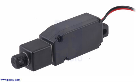Pololu 4460 &ndash; Glideforce GF01‑120501‑1‑66 Micro Linear Actuator, 10 mm slag, 12 V, 2,2 kgf, met eindschakelaars