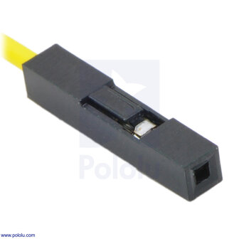 2,54 mm Dupont Krimpconnectorbehuizing: 1x6-Pins &ndash; 10 stuks &ndash; Pololu-1905