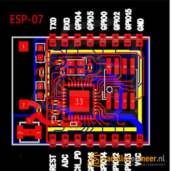 Wifi module ESP8266 Serial Wifi ESP-07 met keramische antenne