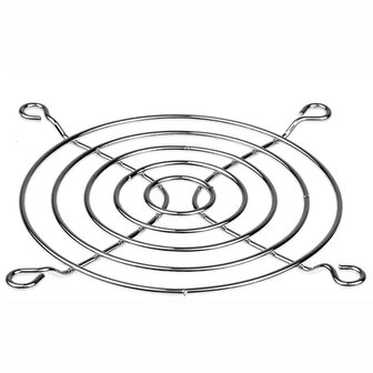 ventilator rooster / bescherming &ndash; 80mm Fan Guard &ndash; Metaal &ndash; Beschermrooster voor Koelventilatoren