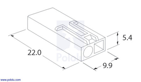 Mini Tamiya Connector Pack, Male Pololu-1937