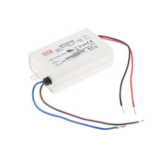 Mean Well APV-35-24 &ndash; AC/DC Voedingsmodule 24 V / 35 W