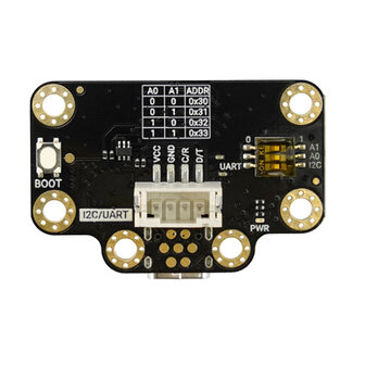 DFRobot SEN0628 &ndash; 8&times;8 ToF 3D Afstandssensor &ndash; I2C/UART &ndash; 3,5 m Bereik &ndash; 60&deg; FOV