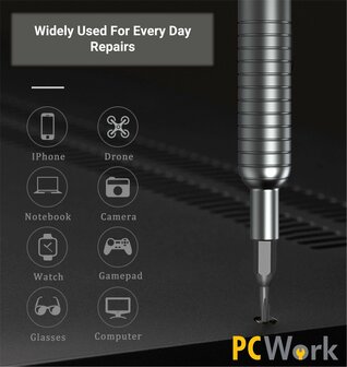 PCW08A Premium Precision Tool Set &ndash; 30-delig &ndash; PCWork