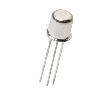 BC107 NPN transistor TO 18 metalen behuizing bipolar single transistor