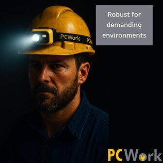 PCW12D LED Hoofdlamp Professional IPX6 300 Lumen op 3 AAA batterijen
