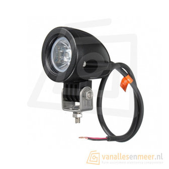 10 watt LED werklamp 12v/24v Verstraler 8&deg; 10w