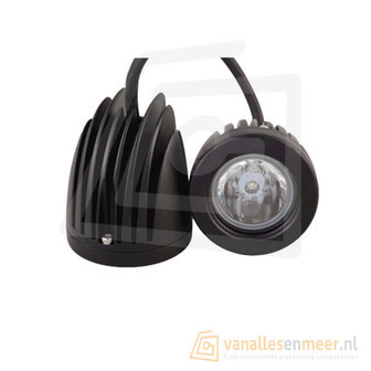 10 watt LED werklamp 12v/24v Verstraler 8&deg; 10w