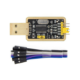 CH340G USB naar TTL Serial Adapter Module met Kabel voor Arduino