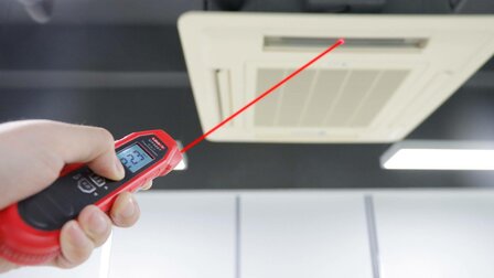 UNI-T UT320T 2-in-1 Thermometer &ndash; Infrarood &amp; Probe &ndash; -40&deg;C tot 300&deg;C