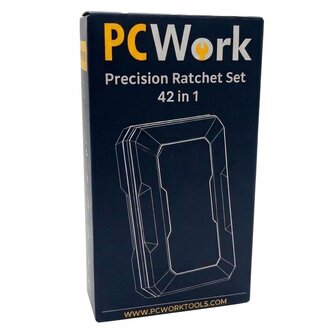 PCWork PCW08K Precision Ratchet Set 42-in-1 Magnetic Screwdriver Kit