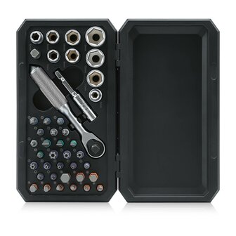 PCWork PCW08L Precisie Ratelset 42-delig voor Elektronica- en Fietsreparatie