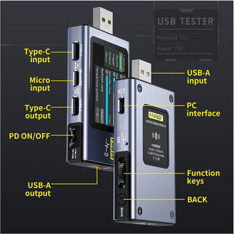FNIRSI FNB58 BT USB Fast Charge Tester