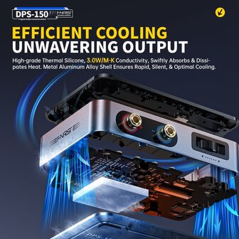 FNIRSI DPS-150 Mini DC Programmeerbare Labvoeding 30V 5A 150W
