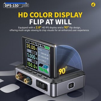 FNIRSI DPS-150 Mini DC Programmeerbare Labvoeding 30V 5A 150W