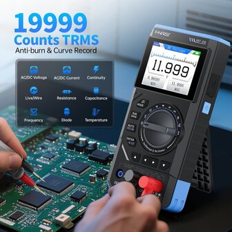 FNIRSI DST-210 Handheld 3-in-1 Multimeter Oscilloscoop en Signaalgenerator