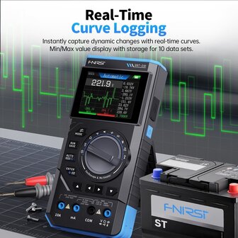 FNIRSI DST-210 Handheld 3-in-1 Multimeter Oscilloscoop en Signaalgenerator