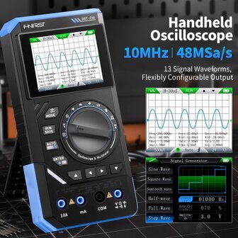 FNIRSI DST-210 Handheld 3-in-1 Multimeter Oscilloscoop en Signaalgenerator