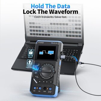 FNIRSI DST-201 Handheld 3-in-1 Multimeter Oscilloscoop en Signaalgenerator