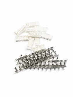 PH2.0 8-polige Female Connector Set 10 stuks met 80 Krimpcontacten
