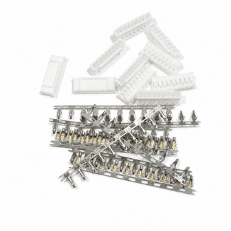 PH2.0 9-polige Female Connector Set 10 stuks met 90 Krimpcontacten