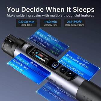 FNIRSI HS-03 Draadloze Soldeerbout met 18650 Accu en USB-C