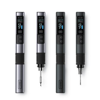 FNIRSI HS-02 Intelligente Soldeerbout met Draagbare Opbergkoffer