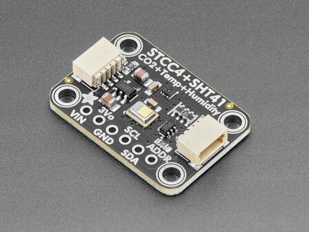 Adafruit-6478  STCC4 + SHT41 CO₂-, Temperatuur- en Luchtvochtigheidssensor &ndash; STEMMA QT / Qwiic