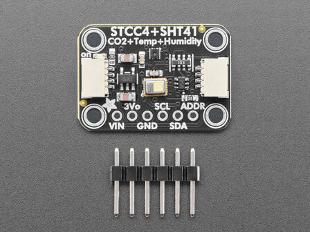 Adafruit-6478  STCC4 + SHT41 CO₂-, Temperatuur- en Luchtvochtigheidssensor &ndash; STEMMA QT / Qwiic