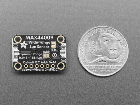Adafruit-6498 MAX44009 Breedbereik Lux Lichtsensor 188.000 Lux &ndash; STEMMA QT / Qwiic