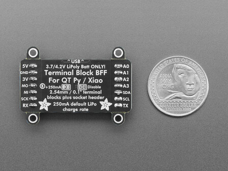 Adafruit Terminal Block BFF Add-On voor QT Py en XIAO &ndash; Adafruit 6495