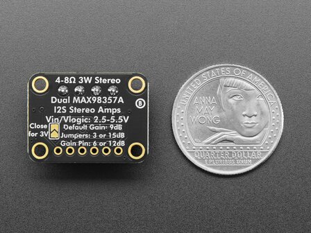 Stereo I2S 3W Versterker Breakout &ndash; Dual MAX98357A &ndash; Adafruit 6513